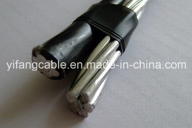  Paquete triple AAAC antena cable desnudo Conductor neutro 2/0 AWG