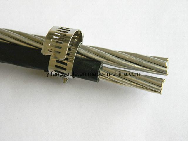 Алюминиевый кабель дуплекса 600V вторичной Уд