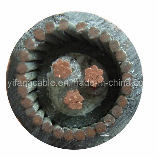  BS 6346 PVC cobre del cable de alimentación de la armadura de alambre de acero