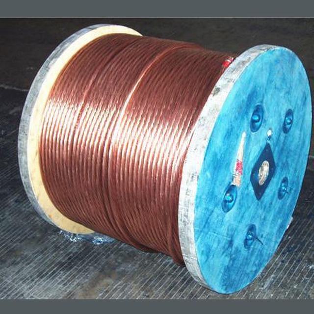  Meilleur prix du fil en acier recouvert de cuivre de 30 % de la conductivité Copperweld conducteur CCS