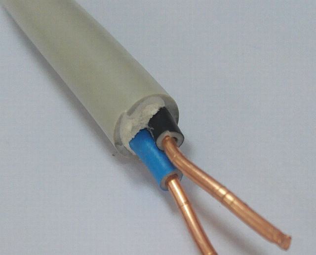  La construcción de un único núcleo del cable eléctrico Cable de cobre trenzado BV/CVR Cables eléctricos