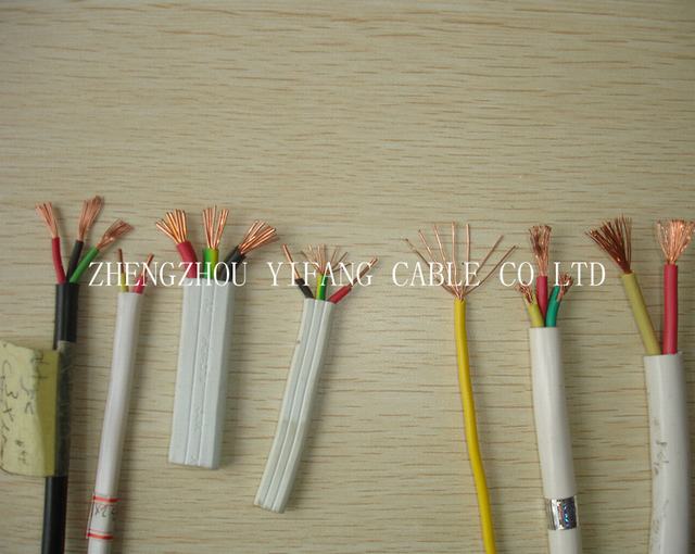 Le fil de bâtiment isolant en PVC le fil électrique à plat