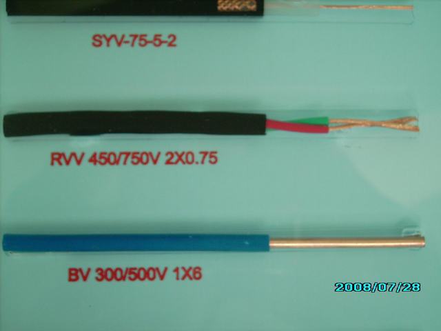  Prédio de cobre os Fios Elétricos de PVC/Fio 2,5mm H07V-U