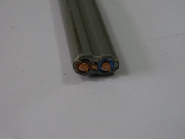  Conducteur de cuivre isolés de PVC Câble plat