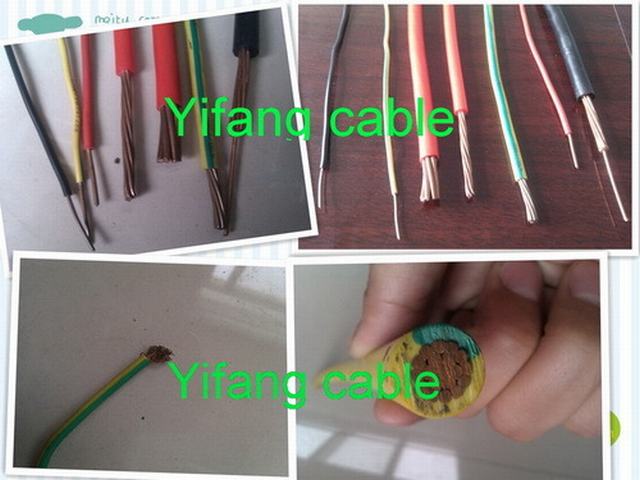  O fio condutor de cobre com isolamento de PVC