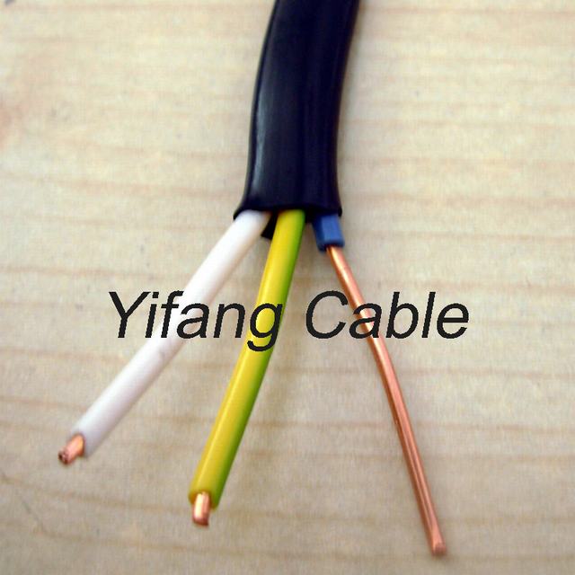  Conductor de cobre del cable de alimentación 0.6/1kv XLPE, ISO