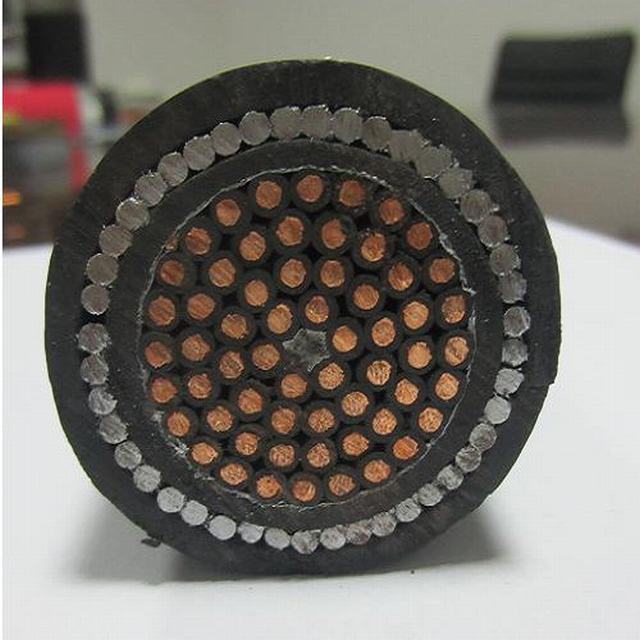  Núcleo de cobre aislados con PVC Blindado con alambre de acero de Swa Metro cable de control