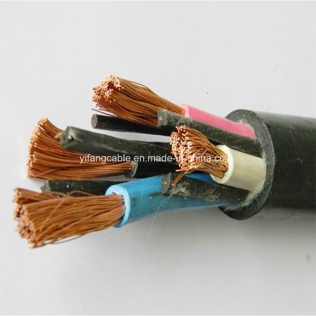  Conductor de cobre con aislamiento de goma flexible Cable eléctrico