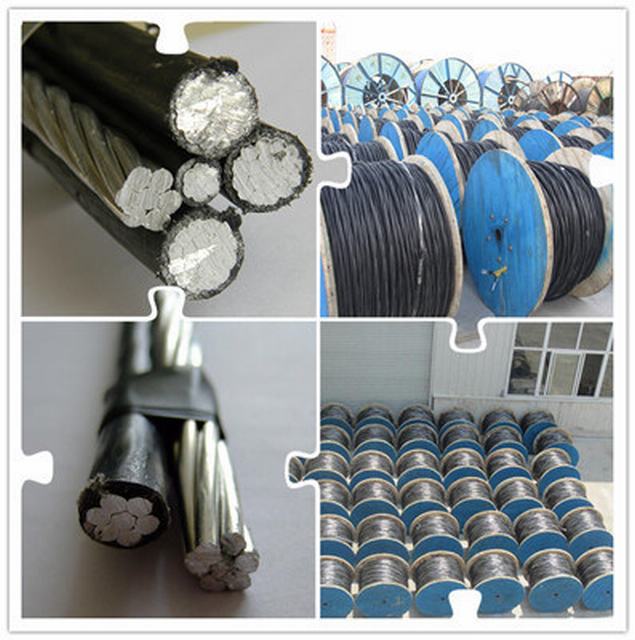 French Standard NFC 33-209 Africa ABC Cable 3X70+54.6mm2 Aluminum Conductor XLPE Insulation