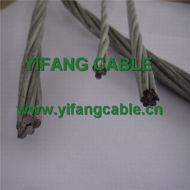  Cable de masa de acero galvanizado de 3/2.64mm 7/4.00mm 7/2.64mm