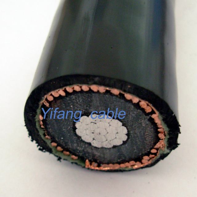  Haute tension du câble souterrain swa Câble d'alimentation en polyéthylène réticulé de câble blindé