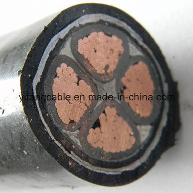  SWA XLPE Cable di LV Cable 4core 150mm2 Steel Wire Armoured