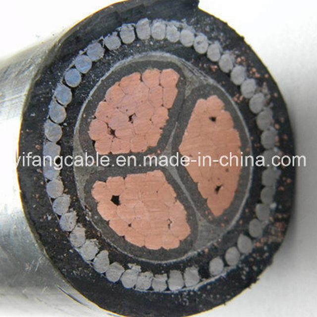  Niedriges Voltage 0.6/1kv Steel Tape Armoured 3c240mm2 Power Cable