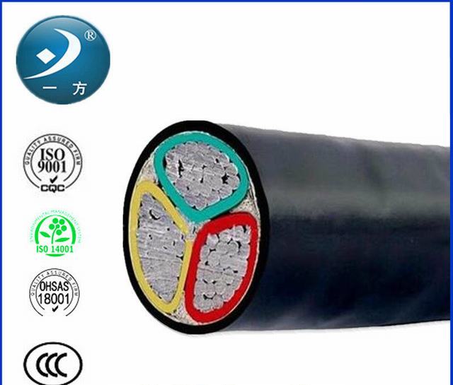  Низкое напряжение питания 3 основных электрических подземный кабель с алюминиевыми