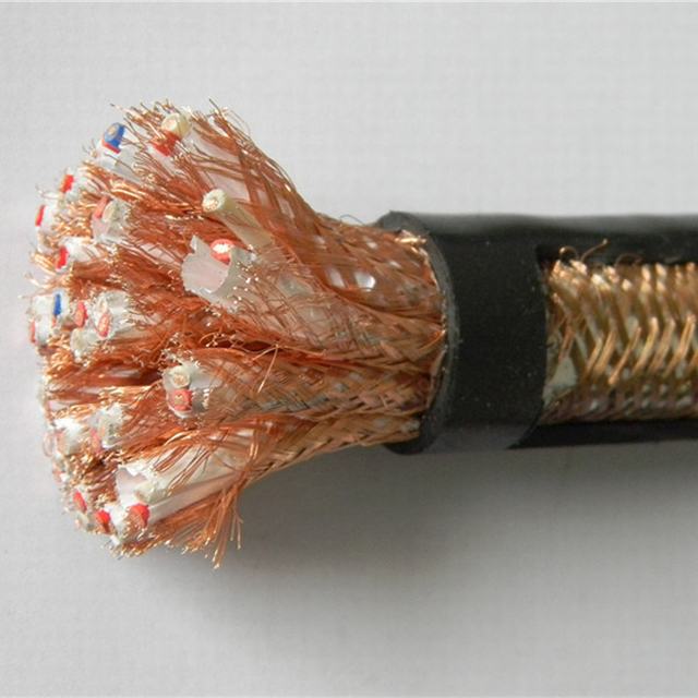  Conducteur en cuivre de basse tension du fil de cuivre de tressage de câble d'instrument
