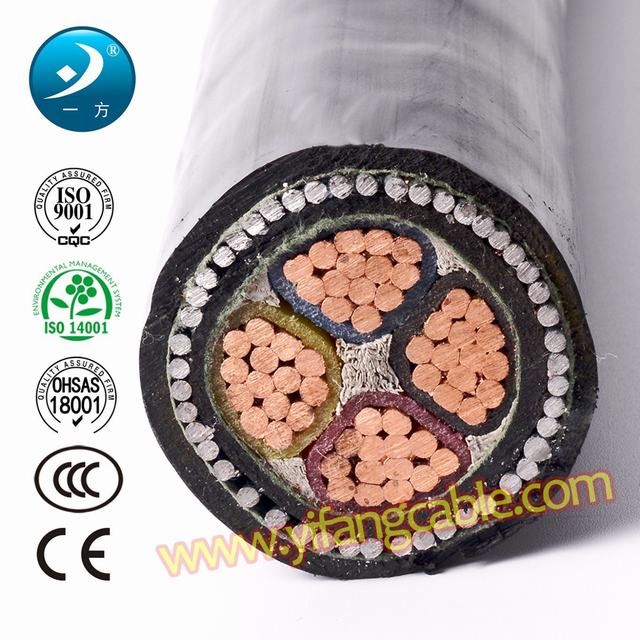 Low Voltage Steel Wire Armor XLPE Copper Cable