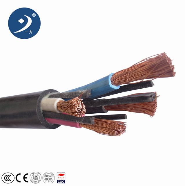 
                                 Tension faible sur le fil de 2,5 mm 3 câble en caoutchouc souple de base d'exploitation minière de la fabrication                            