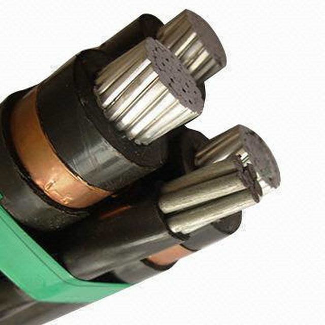  El conductor de aluminio de media tensión con aislamiento XLPE Cable ABC