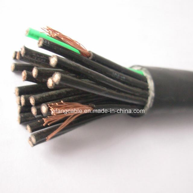  Muliti XLPE núcleos aislados con PVC, Conductor de cobre flexible Cable de control