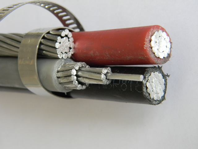  Накладные расходы в комплекте кабель / Падение Quadruplex алюминия с