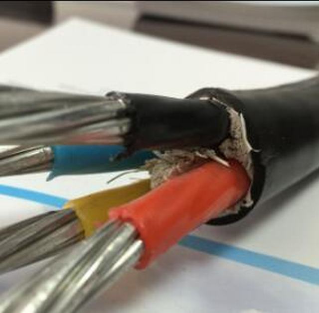  PVC isolierte das 4 Kern-Kabel
