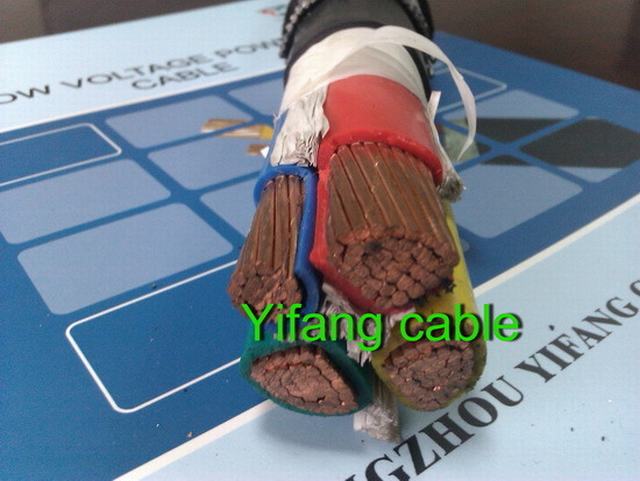  Aislamiento de PVC Cable Blindado Blindado con alambre de acero de Conductor de cobre blindado de cinta de acero resistente al fuego