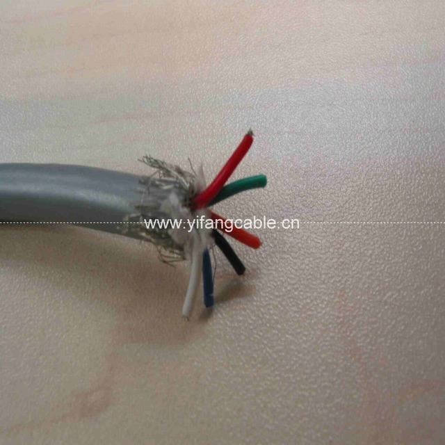  Aislamiento de PVC trenzado El cable de mando blindado