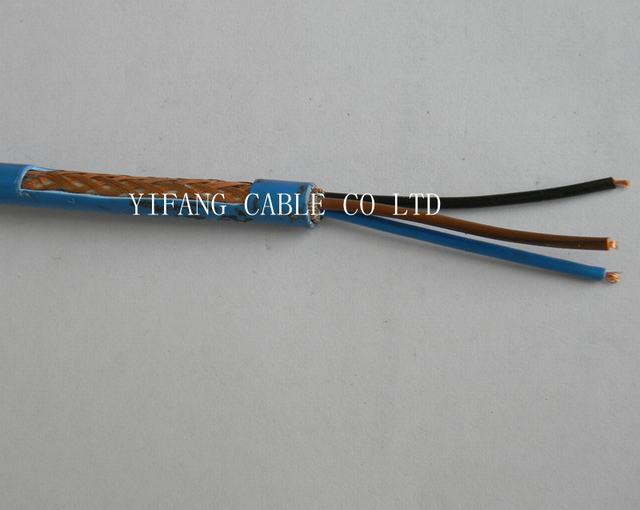  Aislamiento de PVC resistente al fuego los cables de mando blindado