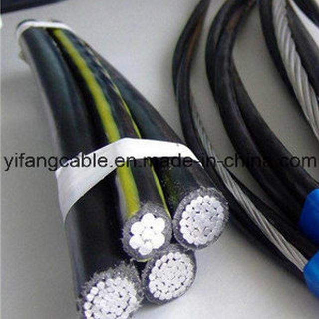  Conductor Quadruplex 600V Secondary Type Urd Cable Aluminum Conductor
