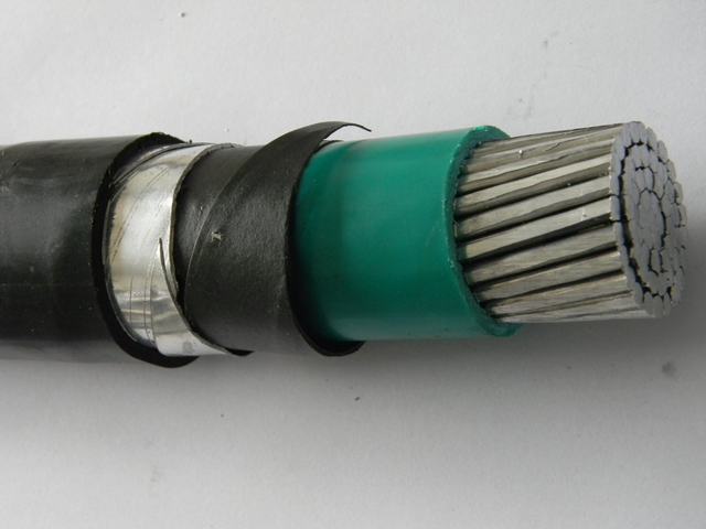  O cabo de alumínio de núcleo único, Baixa Tensão 0.6/1kv XLPE isolamento, cabo de freio de bainha exterior de PVC