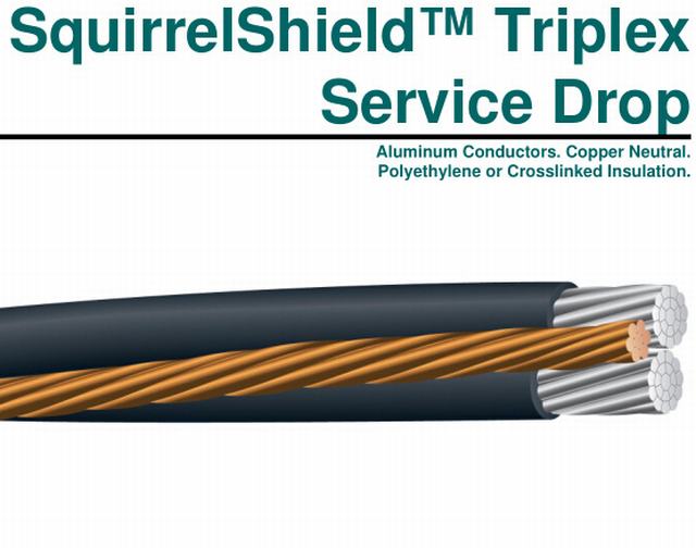  Squirrelshield, Triplex Service Drop, 4/0AWG