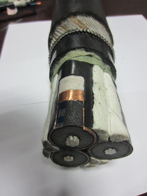  Câble d'aluminium sous-marin. XLPE ou tr-isolation en polyéthylène réticulé