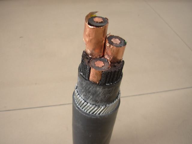 Three Cores XLPE Insulation PVC Sheath Armoured Power Cable