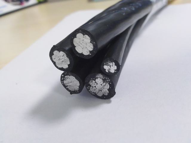  Torsade câble+54.6+253x35 mm2 câble aérien en aluminium ABC préassembler le câble conducteur