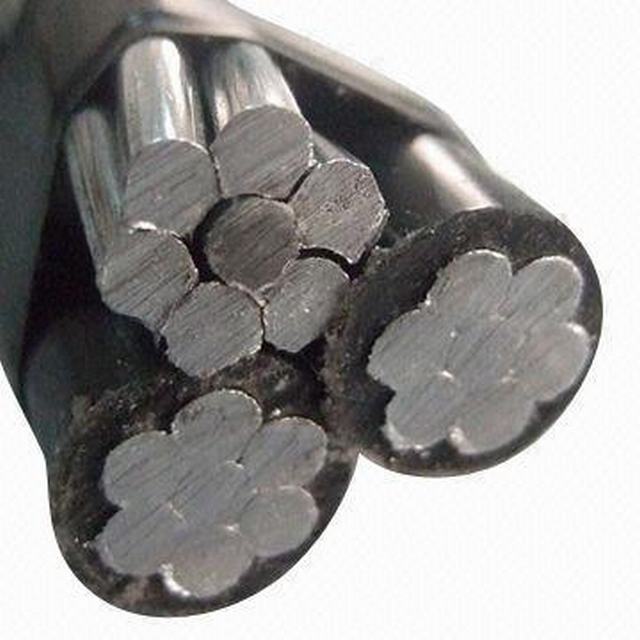  Triplex (2+1) caída del servicio de cable conductor de aluminio