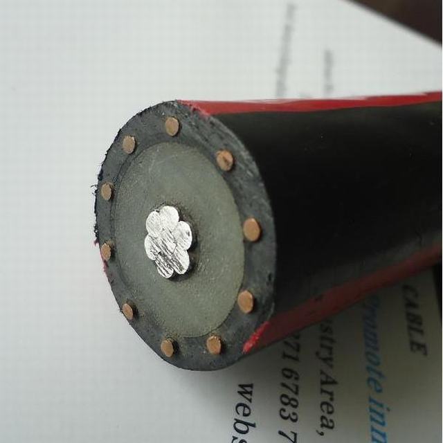  Isolation en polyéthylène réticulé Al One-Six de fil de cuivre de base neutre conducteur concentrique de câble d'alimentation MV