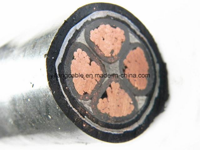  Отсутствие короткого замыкания XLPE кабель питания низкого напряжения, стальная лента бронированных кабель 4x16 мм2
