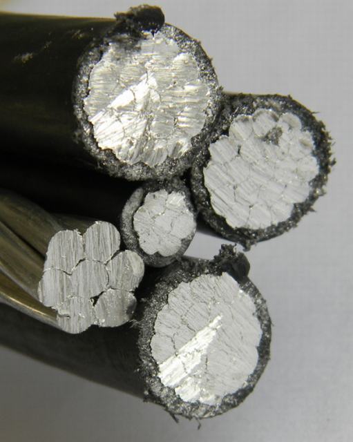 XLPE Insulation with Insulated 54.6mm2 AAAC Neutral Aerial Bundled Cable (ABC Cable)