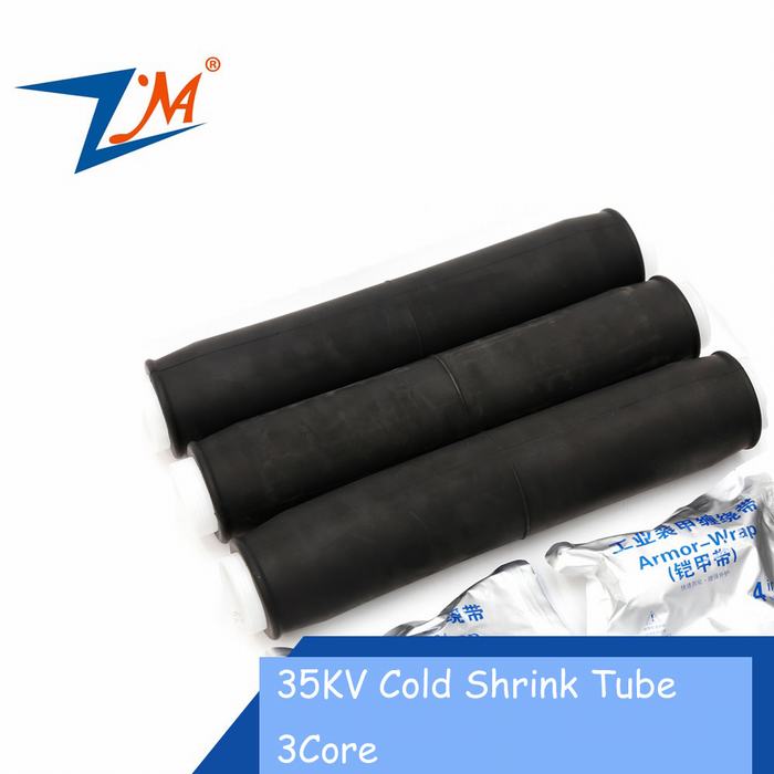 
                                 35kv en frío de caucho de silicona funda retráctil tres/One-Core Mixto/tubo                            
