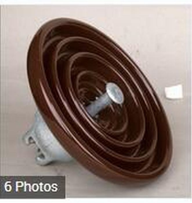 
                                 Padrão ANSI 52-1/2/4/6/10/11/12 de disco de porcelana Isolador suspensão tipo forquilha                            