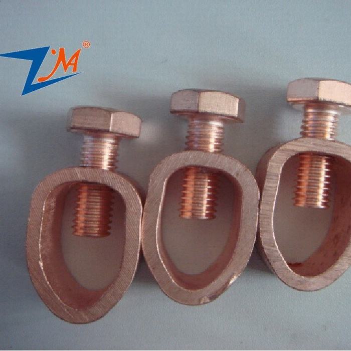 Factory Supply Grounding Earth Rod to Tape Brass Cable Clamp