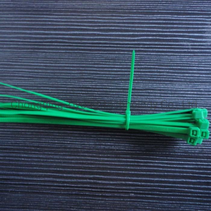 
                                 Fascetta ferma-cavo verde con nylon                            