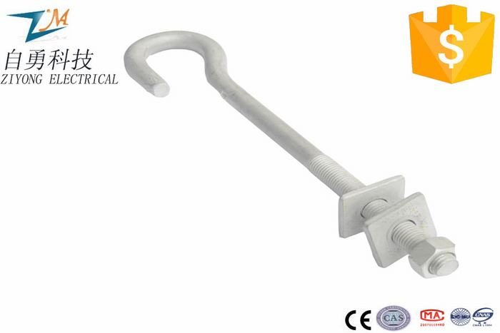 Hot-DIP Galvanized Metal Hook Pigtail Bolt for Overhead Power Fitting Accessories