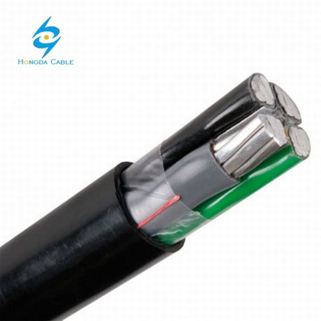  0.6/1 Kv XLPE Cable de alimentación aislado de 4x50 4X70 4X150 de 4X185 4X240 4X300 Cable Axmk
