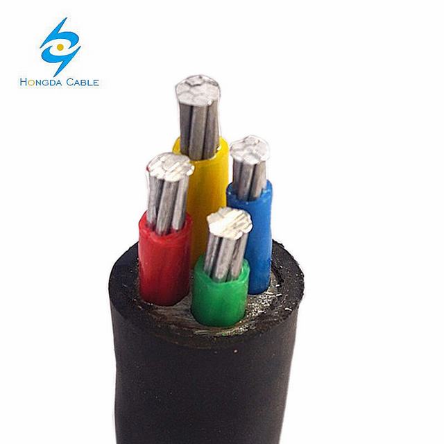 0.6/1kv 4X16mm2 4 Core 16mm Aluminum XLPE PVC Power Cable