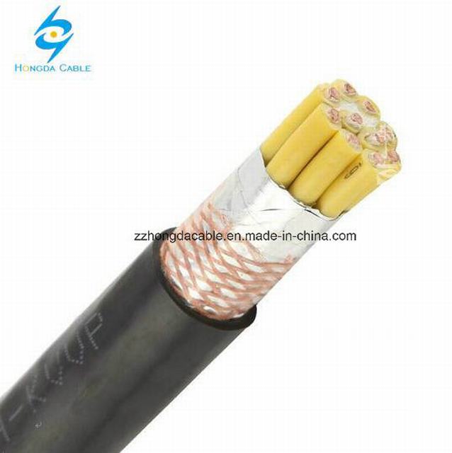  0.6/1kv Conductor de cobre aislados con PVC, el cable de control