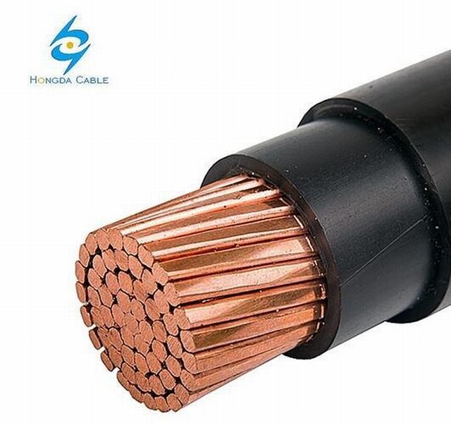  0.6-1kv de núcleo único Conductor de cobre del cable de alimentación Nyy