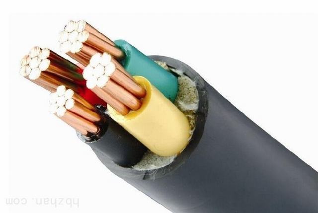  0.6/1kv Cu/XLPE/PVC kupfernes umhülltes 10mm2 4 Kabel des Leiter-XLPE Insualted Kurbelgehäuse-Belüftung des Kern-XLPE