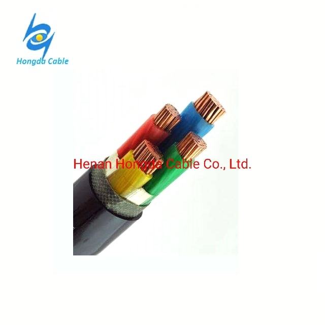 
                                 0.6/1kv de tensión baja Cu/PVC/PVC aislados de cobre de 4*25mm cable de alimentación                            