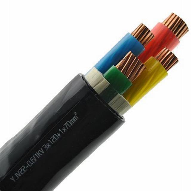  0.6/1kv aislados con PVC, Conductor de cobre Nyy 4x16mm2 Cable de alimentación